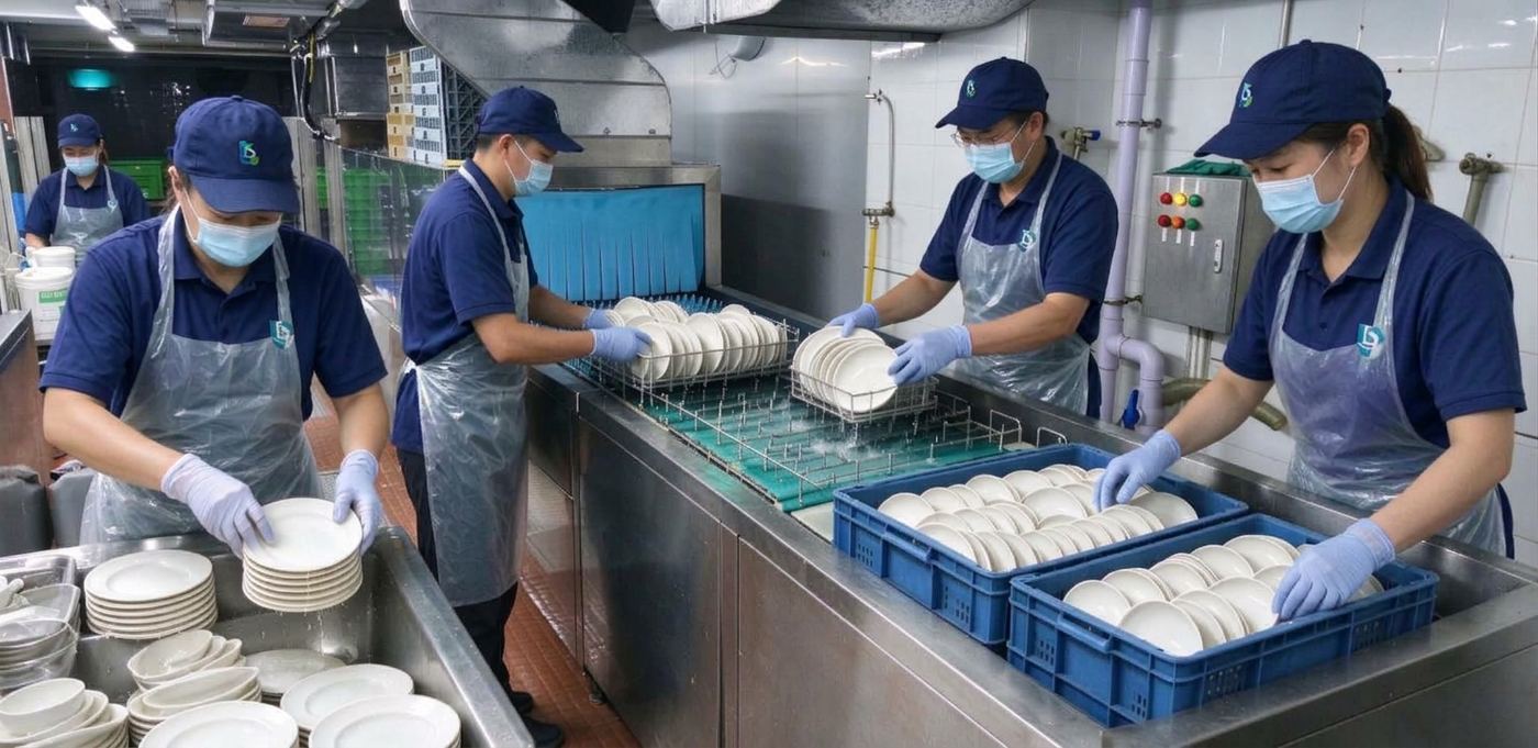 專業洗房餐具清洗消毒服務